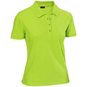JOBELINE Damespolo Cato; Kledingmaat XS; appelgroen
