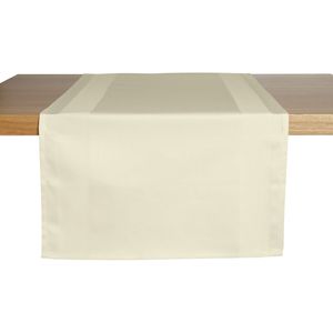 ERWIN M. Tafelloper Ambiente; 40x170 cm (BxL); champagne beige; rechthoekig; 2 stuk / verpakking