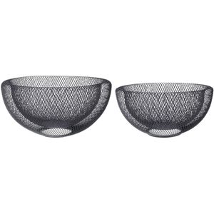 VEGA Mandjes Indianola; 29.5x15 cm (ØxH); zwart