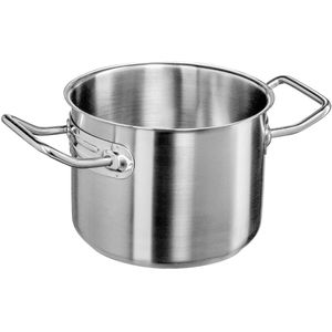 VEGA Kookpan Professional extra sterk; 22400ml, 36x22.5 cm (ØxH); zilver; rond