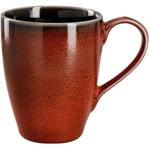 VEGA Mok Oriento; 300ml, 8.5x10.5 cm (ØxH); terracotta; rond; 6 stuk / verpakking