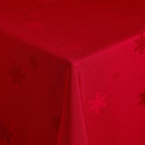 ERWIN M. Tafelkleed Gletsch; 130x130 cm (BxL); rood; vierkant