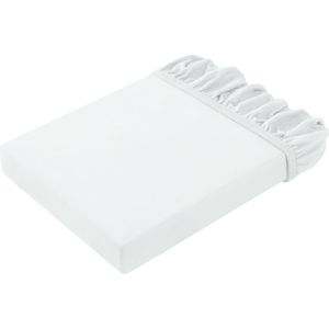 ERWIN M. Hoeslaken Louisianna interlock-jersey; 140-160x190-200 cm (BxL); wit