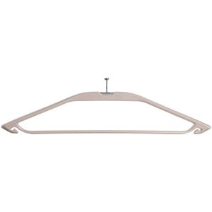 VEGA Kleerhanger Percio voor anti-diefstalring; 45.5x17.9 cm (LxH); taupe; 12 stuk / verpakking