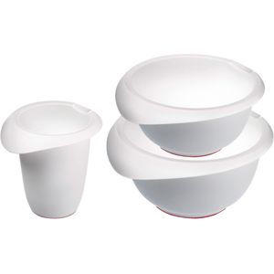 Westmark Beslagkom Cream 3-delig; 1000ml, 16.5x17 cm (ØxH); wit