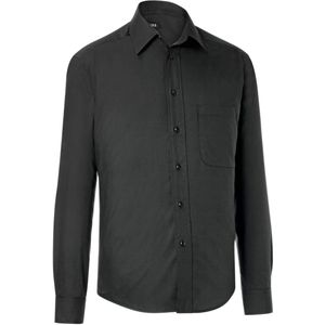 PULSIVA Overhemd Rico lange mouw; Kledingmaat 45/46; zwart