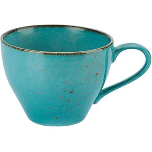 VEGA Koffiekop Palana; 240ml, 9.3x6.8 cm (ØxH); turquoise; 6 stuk / verpakking