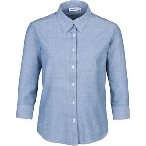 PULSIVA Damesblouse Branda driekwartsmouw; Kledingmaat 48/50; blauw