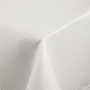 ERWIN M. Tafelkleed Nito hoekig; 80x80 cm (BxL); wit; vierkant