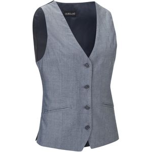 JOBELINE Damesgilet Blake regular fit; Kledingmaat 34; lichtblauw