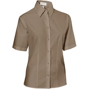 JOBELINE Damesblouse Filipa korte mouw; Kledingmaat 34; taupe