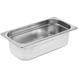 VEGA GN-Bak Premium  1/3; Maat GN 1/3, 4000 ml, 32.5x17.6x10 cm (LxBxD); zilver