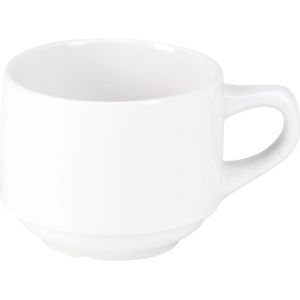 PULSIVA Espressokopje Rondon; 70ml, 5.5x5 cm (ØxH); wit; rond; 6 stuk / verpakking