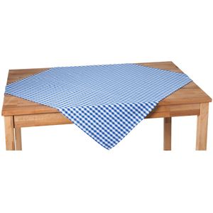 PULSIVA Tafellaken Don; 80x80 cm (BxL); blauw/wit; vierkant; 5 stuk / verpakking