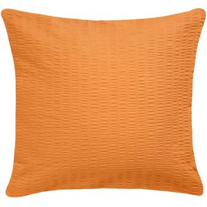 ERWIN M. Kussensloop Mallorca ritssluiting; 80x80 cm (LxB); oranje