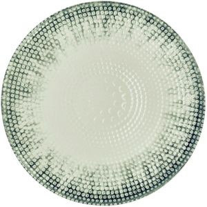 VEGA Plat bord Kuori met rand; 28x1.9 cm (ØxH); wit/grijs/zwart; rond; 4 stuk / verpakking