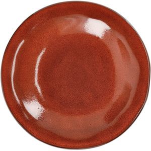 VEGA Plat bord Oriento; 27 cm (Ø); terracotta; rond; 6 stuk / verpakking