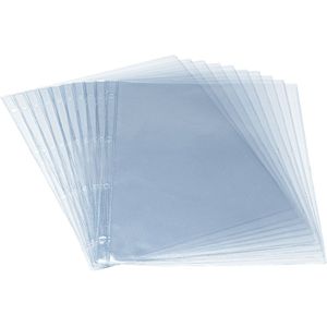 PULSIVA Insteekhoezen Nisa; Maat A4; transparant; 10 stuk / verpakking
