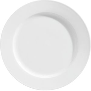 VEGA Plat bord Base; 21 cm (Ø); wit; rond; 6 stuk / verpakking
