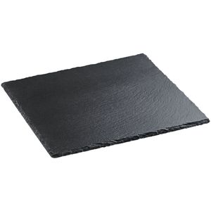 VEGA Leisteen plaat Patara vierkant zonder greep; 35x35x0.5 cm (LxBxH); zwart; vierkant; 2 stuk / verpakking