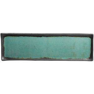 VEGA Platte schaal Dearborn met rand; Maat GN 2/4, 53x16.2x2 cm (LxBxH); turquoise; rechthoekig; 3 stuk / verpakking