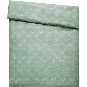 ERWIN M. Dekbedovertrek Enns; 155x220 cm (BxL); salie/beige