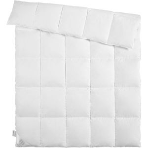 ERWIN M. Dekbed Star zomer dons/veren; 155x220 cm (BxL); wit