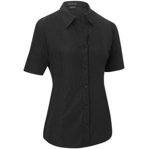 PULSIVA Damesblouse Tabea halflange mouw; Kledingmaat 50; zwart