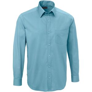JOBELINE Overhemd Kim lange mouw; Kledingmaat 37/38; azuurblauw