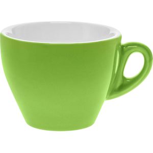 PULSIVA Koffiekopje Joy; 220ml, 9x7 cm (ØxH); groen; rond; 6 stuk / verpakking