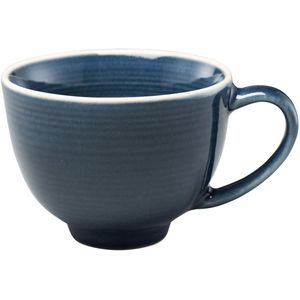 PULSIVA Koffiekop Spirit; 180ml, 8.5x6.5 cm (ØxH); blauw; rond; 6 stuk / verpakking