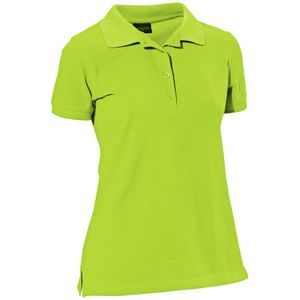 JOBELINE Polo dames korte mouw Fly regular fit; Kledingmaat XS; appelgroen