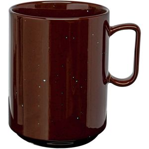 VEGA Beker Alessia; 320 ml, 7.5x10 cm (ØxH); bruin; rond; 6 stuk / verpakking
