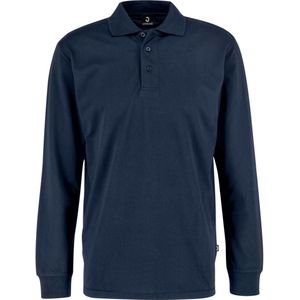 JOBELINE Herenpolo Fly Lange mouwen; Kledingmaat M; navy