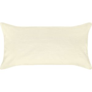 ERWIN M. Kussensloop Antila Seersucker; 40x80 cm (LxB); champagne beige