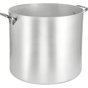 Agnelli Soeppan Aluminio; 63000ml, 45x42 cm (ØxH); zilver; rond