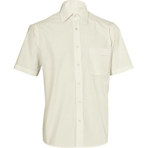 JOBELINE Overhemd Marc korte mouw; Kledingmaat 45/46; crème wit
