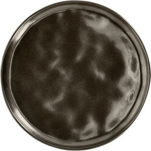VEGA Plat bord  Novulus; 21.5x2 cm (ØxH); bruin; rond; 6 stuk / verpakking
