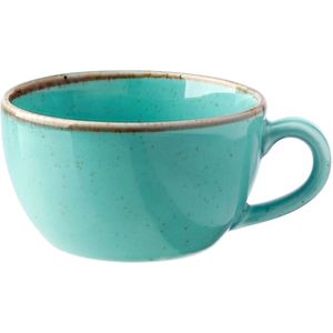 VEGA Koffie-/theekop Sidina; 200ml, 9.5x5.5 cm (ØxH); turquoise; rond; 6 stuk / verpakking