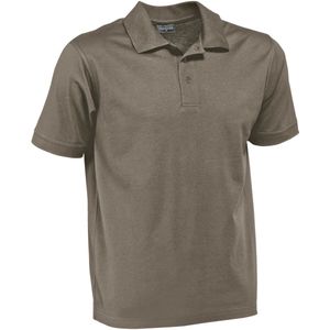 JOBELINE Polo heren korte mouw Fly regular fit; Kledingmaat S; taupe