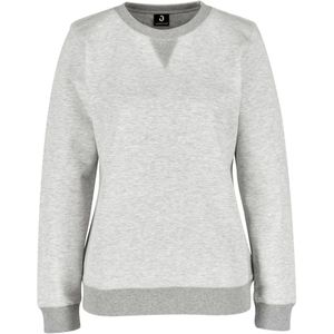 JOBELINE Sweatshirt voor dames Dean lange mouw; Kledingmaat XS; lichtgrijs