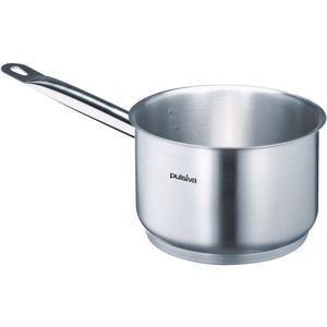 PULSIVA Steelpan Chef hoog; 2700ml, 18x11 cm (ØxH); zilver