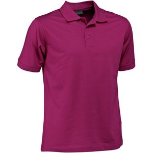 JOBELINE Polo heren korte mouw Fly regular fit; Kledingmaat 4XL; braam