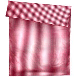 ERWIN M. Dekbedovertrekset Tux; 155x220 cm (BxL); rood