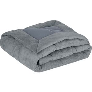 ERWIN M. Sprei Alabama; 230x260 cm (BxL); grijs; rechthoekig