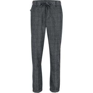 JOBELINE Heren koksbroek Sweatpant geruit; Kledingmaat 46; antraciet