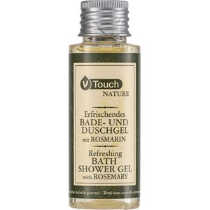 VEGA Bad- & douchegel V-Touch Nature; 40 ml; beige/groen; 216 stuk / verpakking