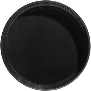 VEGA Bord met hoge rand Skady mat; 250ml, 13.5x3 cm (ØxH); zwart; rond; 4 stuk / verpakking