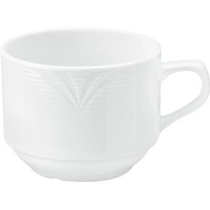 PULSIVA Koffiekopje Rena; 190ml, 7.9x6.2 cm (ØxH); wit; rond; 6 stuk / verpakking