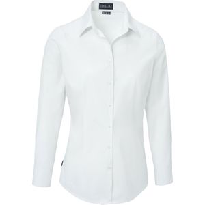 JOBELINE Damesblouse Delano lange mouwen; Kledingmaat 46; wit